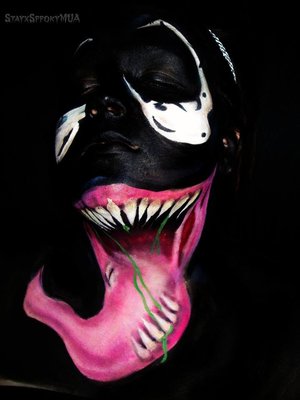 Venom look I did on model.