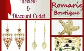 ROMARIE BOUTIQUE JEWELRY REVIEW & DISCOUNT!