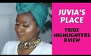 Juvia's Place Tribe Collection Highlighters Review on Dark Skin