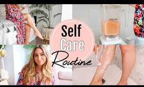 MY SELF CARE ROUTINE// STRETCH MARKS, ESSENTIAL OILS, SMOOTHIES