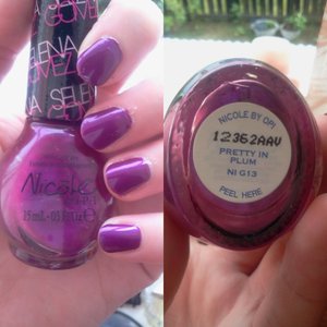 Nicole by OPI in “Pretty in Plum”
