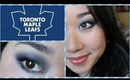 NHL Tutorial: Toronto Maple Leafs - Shimmery Blue Smokey Eye!