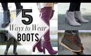 5 Ways to Wear Boots this Fall | ANNEORSHINE