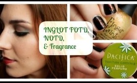 Green and Grey for Fall with INGLOT
