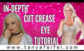 In-Depth Cut Crease Eye Tutorial | Fall | Glitter | Vampy | Edgy | Tanya Feifel-Rhodes