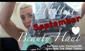 HUGE September Beauty Haul ft. ELF, MAC, Victorias Secret, & Drugstore♡