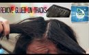 How To Remove Hair Glued Tracks(Angel Grace Hair)
