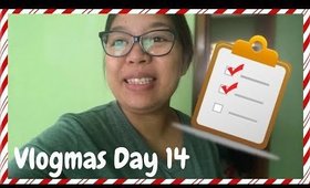 Vlogmas (2017) Day 14: My to-do list!  | Team Montes