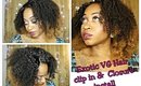 How To: Full Easy Install 'Natural Hair' Clip In Extensions  (No Sew/ No Glue)