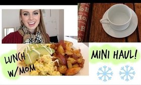 Vlog | Lunch w: Mom, Finals Are Over, & Mini Haul!