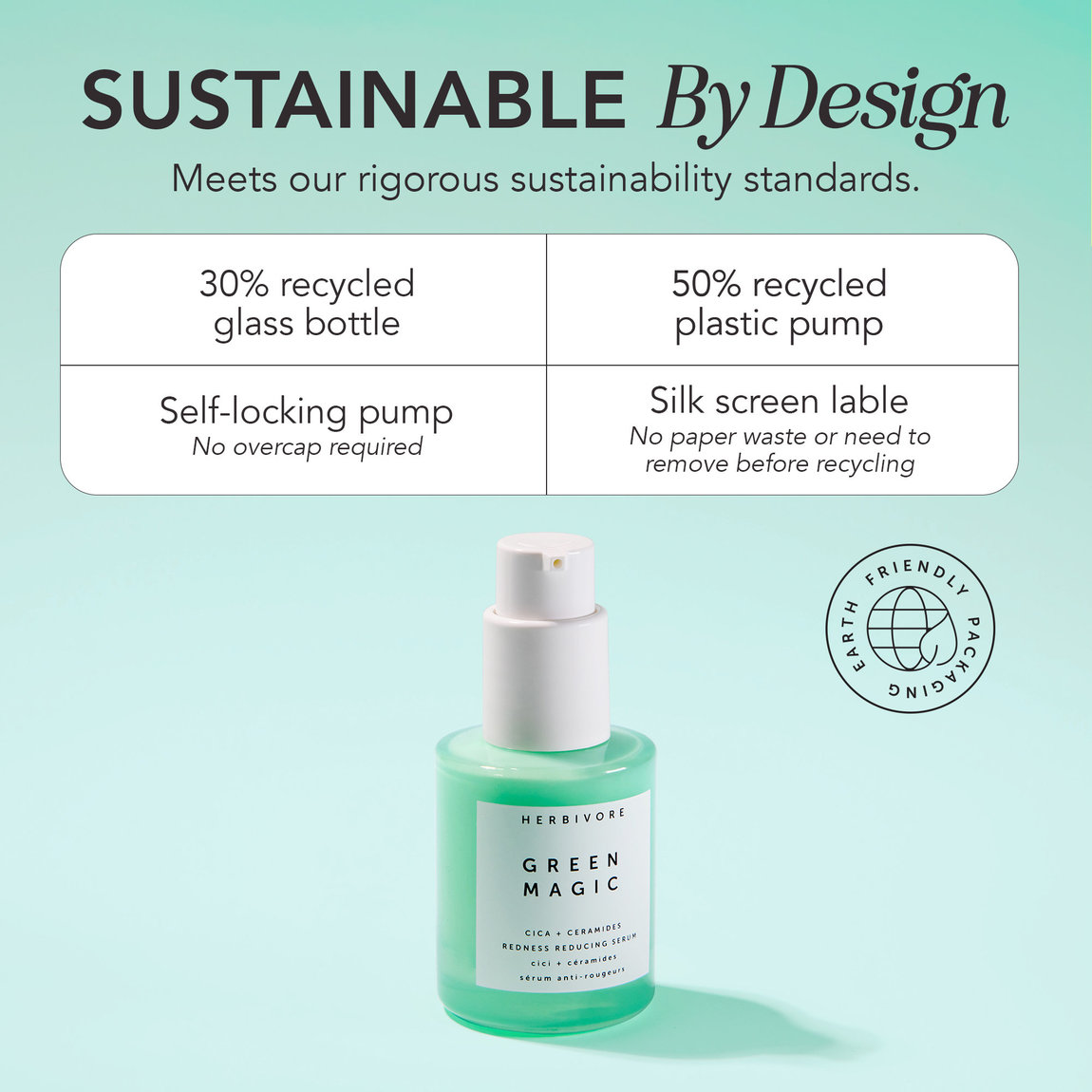 Herbivore Green Magic Cica + Ceramides Redness Reducing