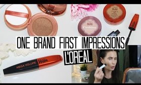 ONE BRAND FIRST IMPRESSION - L'Oreal Cushion Foundation, Cushion Glam Bronzer & Miss Hippie Mascara