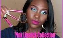 Pink lipstick collection Part 1