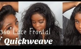 ♡ 360 Lace Frontal Pronto Quickweave !