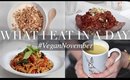 What I Eat in a Day #VeganNovember 11 (Vegan/Plant-based) | JessBeautician