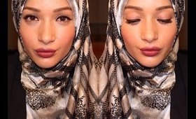 My Quick Everyday Makeup / Hijab Tutorial Feat. Hijab-ista.com **Talk Thru**