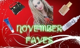 My NOVEMBER FAVES