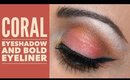 Coral Eyeshadow Tutorial