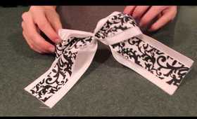 How To Make Cheer Hair Bows