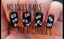No Special Tool Nail Art - Simple Halloween Nails for Beginners | Stephyclaws