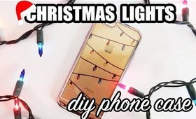 DIY Easy Christmas Lights Phone Case