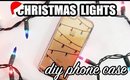 DIY Easy Christmas Lights Phone Case