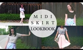 MIDI SKIRT LOOKBOOK feat. Zaful | Loveli Channel 2015