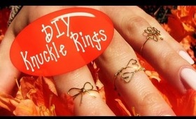 DIY Knuckle Rings - 3 designs: Clover, Heart and Bow