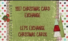 2017 Christmas Card Exchange | Let's Exchange Christmas Cards | PrettyThingsRock