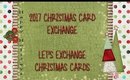 2017 Christmas Card Exchange | Let's Exchange Christmas Cards | PrettyThingsRock