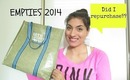 Products I've Used Up: Empties 2014