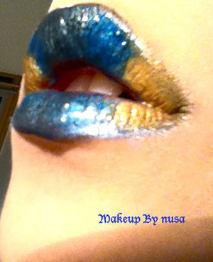 Festive lips :)
