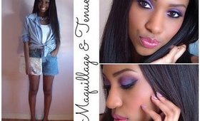 Summer Makeup Tutorial 2014 + Outfit l  En collaboration avec Cinnamonjules