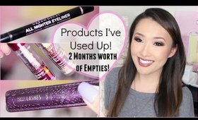 2 MONTHS WORTH OF EMPTIES! | BEAUTY PRODUCTS I'VE USED UP | hollyannaeree