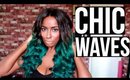 Green Hair + Chic Waves!