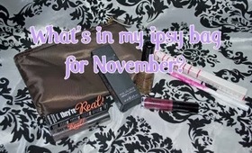 In Love with ipsy.... My November Bag revealed and first impressions