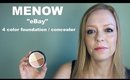 MENOW eBay Foundation DEMO and REVIEW