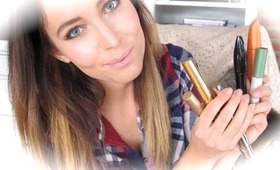 My top 5 favorite mascaras: YSL, LANCOME, LOREAL, COVERGIRL
