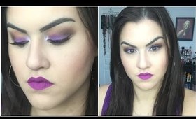 Purple Tutorial with MUFE 15 Palette Artist