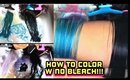 how to color hair with no bleach!!! cyn doll
