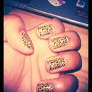 My Cheetah Nails =]
