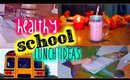 Healthy school lunch ideas: Back to school