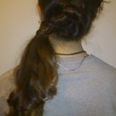 Retro side ponytail