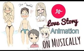 How I do an Animated Love Story for MUSICALLY! || going VIRAL 😱