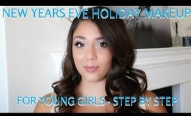 Holiday New Years Eve Makeup Tutorials for Young Girls & Teenagers - mathias4makeup