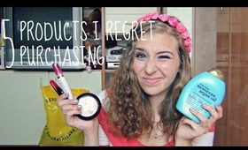 Products I Regret Purchasing (Best In Beauty Competition)