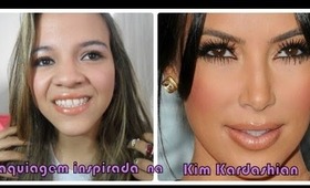 Maquiagem Inspirada na Kim Kardashian-By Amanda Luciana