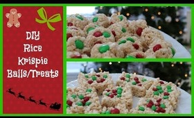 DIY M&M Rice Krispie Balls/Squares