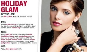 Simple Holiday Makeup (Ashley Greene Inspired) using Mark Cosmetics and Review