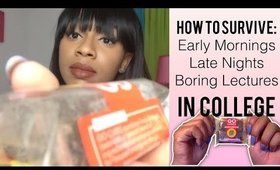 How to Survive Early Mornings, Late Nights, & Boring Lectures in College! | GO CUBES + GIVEAWAY